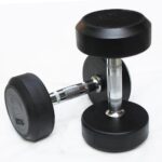 15KG FIXED RUBBER DUMBBELL